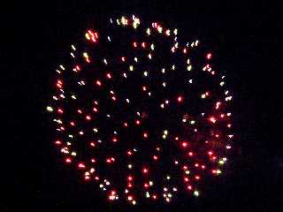 Red and yellow display