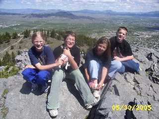 Lower peak on Mt Helena