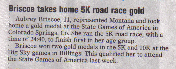 Aubrey take gold at State Games of America